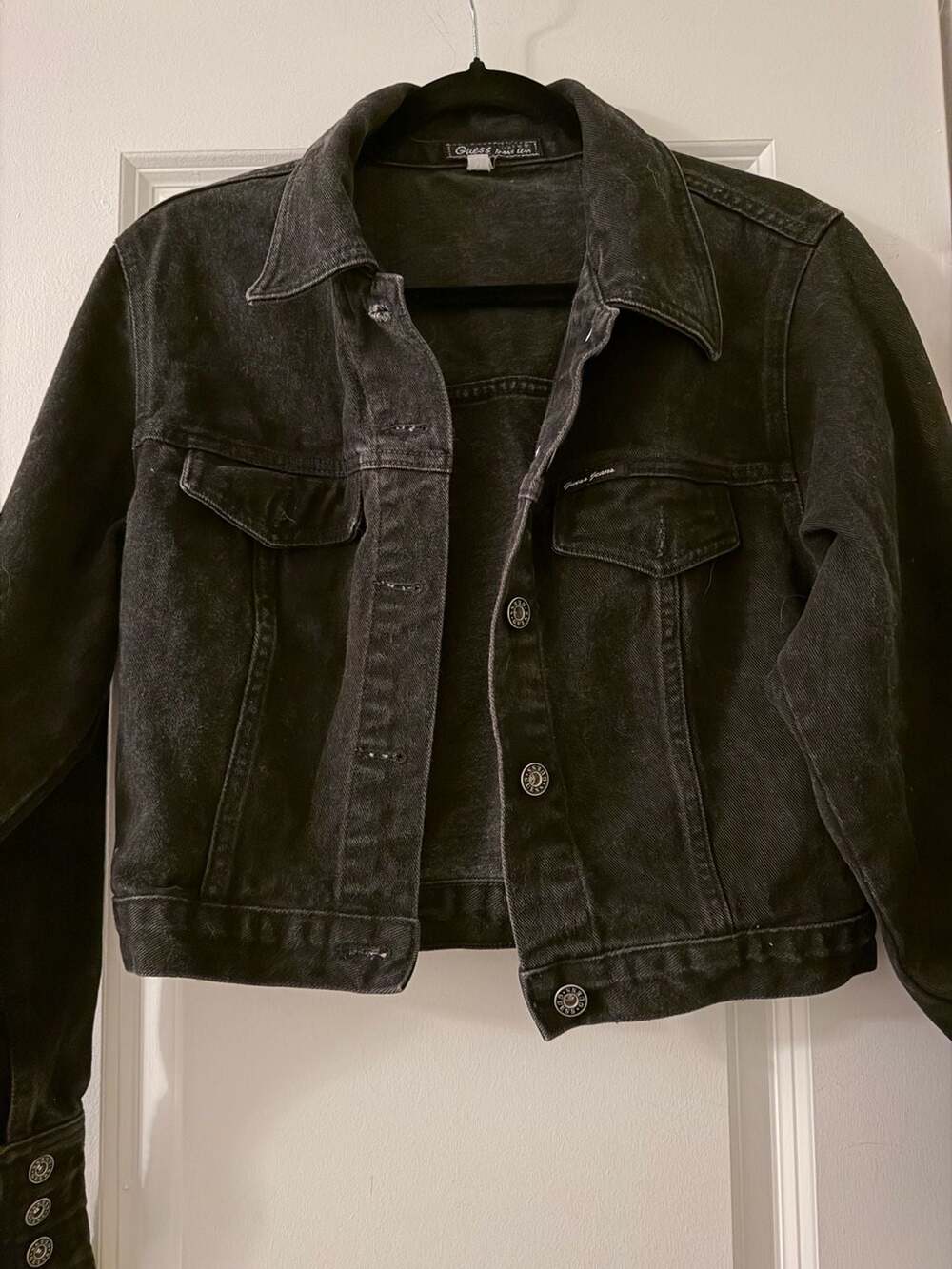 Vintage Guess Jeans USA Black Denim Jacket